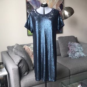 Anthropology Moulinette Soeurs Sequin Dress